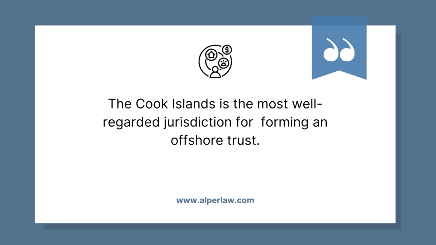 Cook Islands is the best offshore trust country